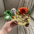 Bunny's House Amigurumi Pattern step 4 - final assembly and finishing