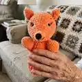 FOX HAND PUPPET Amigurumi Pattern step 4 - final assembly and finishing