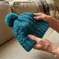 Cinnamon Swirl Hat and Scarf Set Pattern step 1 - construction progress