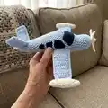 Plush Bonanza Beechcraft V-tail Amigurumi Pattern step 4 - final assembly and finishing