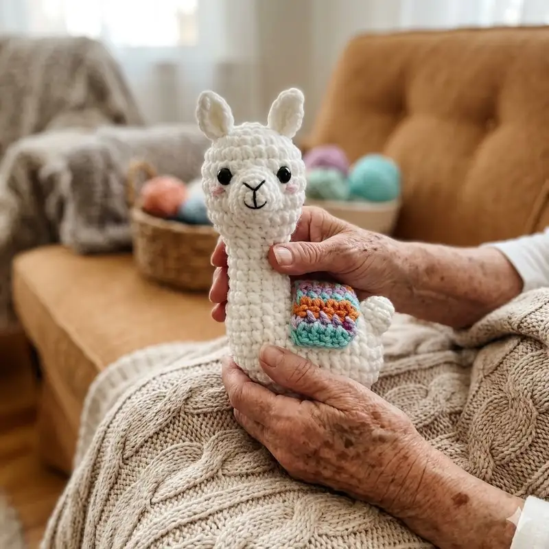 Complimentary Intermediate crochet pattern: Llama No Sew Amigurumi Pattern - Simple to follow guide