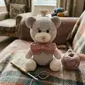Asher the Ox Amigurumi Pattern step 3 - details and accessories