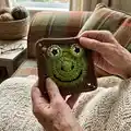 Frog Granny Square Pattern step 4 - final assembly and finishing