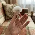 Baby Dandelion Amigurumi Pattern step 1 - construction progress