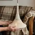 Rustic Lamp Pattern step 1 - construction progress