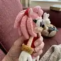 Pink Rascal Amigurumi Pattern step 2 - assembly progress