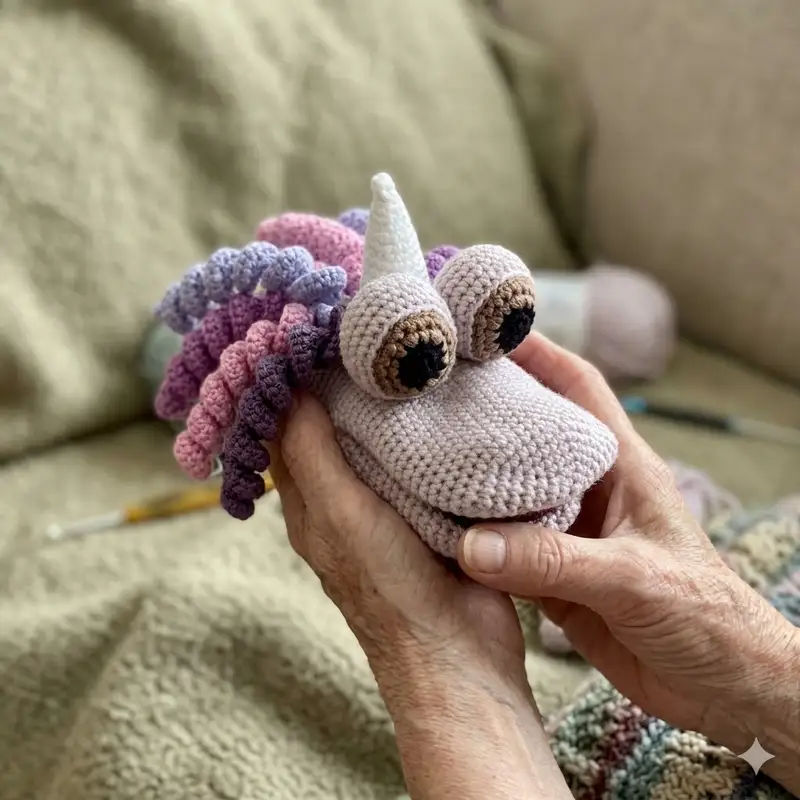 Quality crochet pattern: Unicorn Hand Puppet Amigurumi Pattern - Intermediate level guide with complete instructions