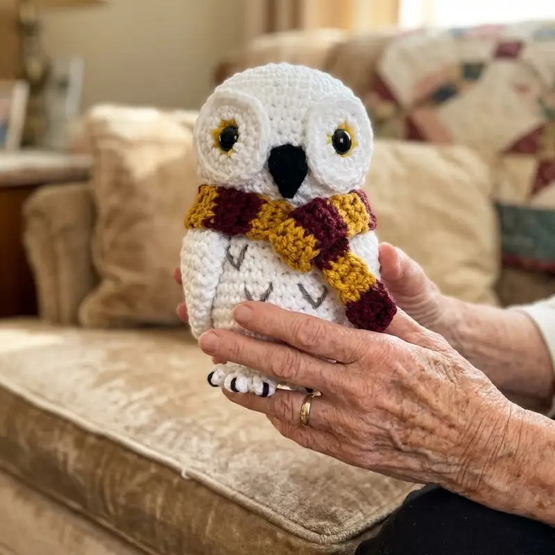 Complimentary Intermediate crochet pattern: Eira Owl Amigurumi Pattern - Simple to follow guide