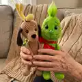 Baby Grinch Amigurumi Pattern step 1 - construction progress