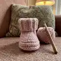 Baby's Booties Crochet Pattern step 3 - details and accessories