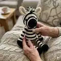 Xander the Zebra Amigurumi Pattern step 4 - final assembly and finishing