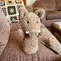 Boar Hand Puppet Amigurumi Pattern step 3 - details and accessories