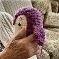Brian the Penguin Amigurumi Pattern step 3 - details and accessories