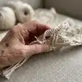 Macrame Knots Reference Pattern step 2 - assembly progress