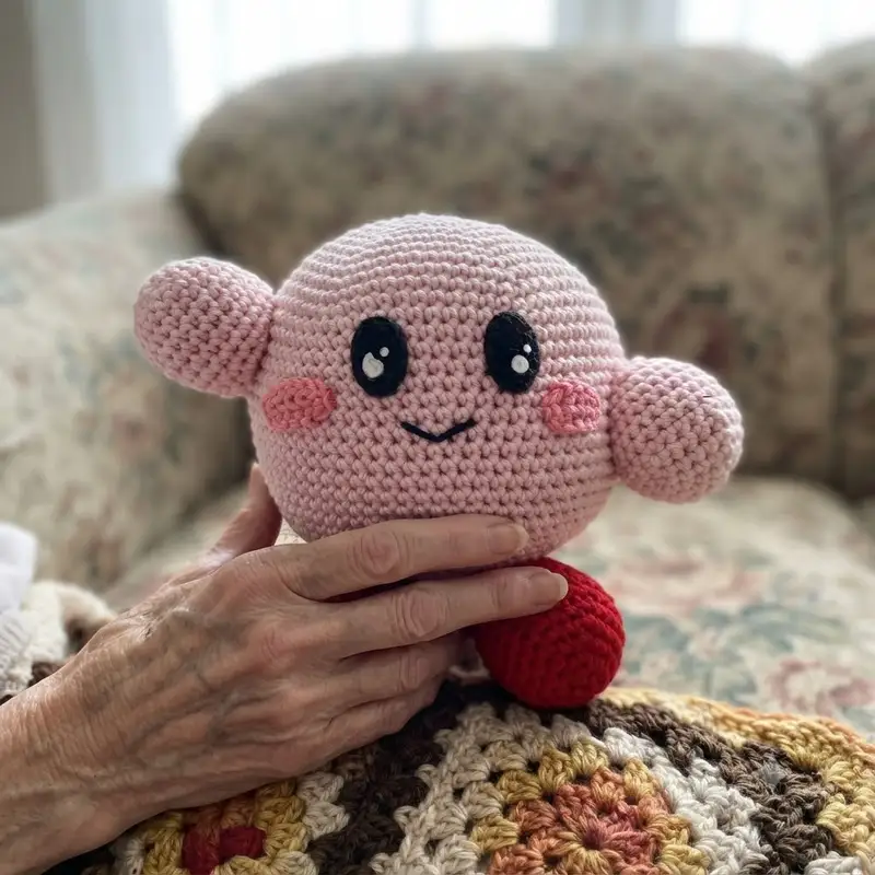 Complimentary Intermediate crochet pattern: Kirbi Amigurumi Pattern - Simple to follow guide