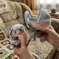 Doll in a Baby-Carriage Amigurumi Pattern step 4 - final assembly and finishing