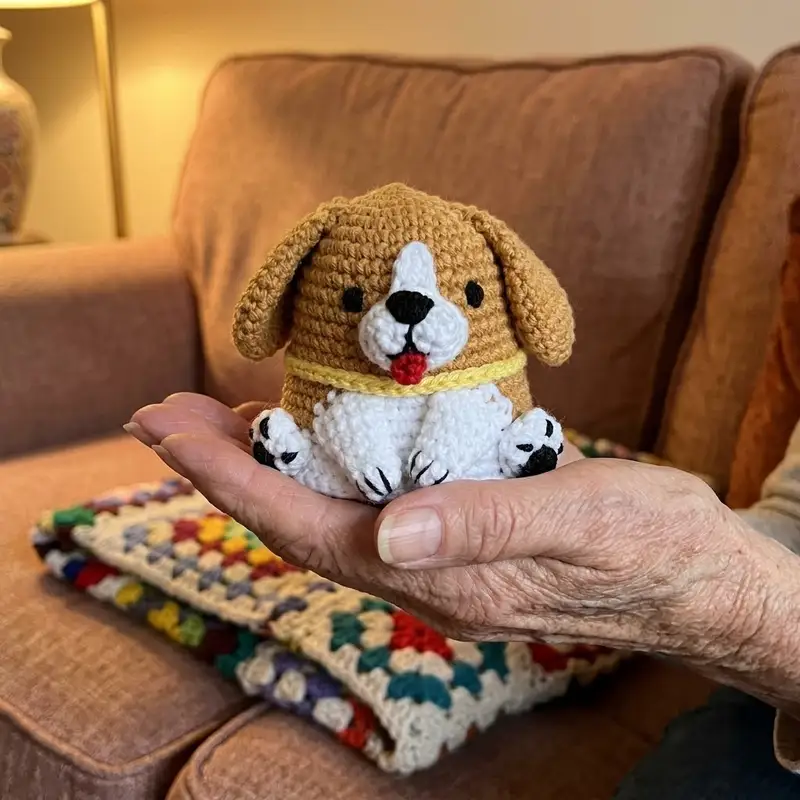 Complimentary Beginner Friendly crochet pattern: Dog Amigurumi Pattern - Simple to follow guide