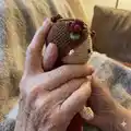 Alice the Doll Amigurumi Pattern step 2 - assembly progress