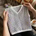 Corner To Corner Vest Pattern step 1 - construction progress
