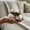 Baby Shoes Ivelle Pattern step 1 - construction progress