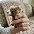 Bobby the Bighorn Sheep Amigurumi Pattern step 2 - assembly progress