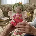 Teya the Fairy Amigurumi Pattern step 1 - construction progress