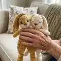 Plush snuggler BUNNY Amigurumi Pattern step 4 - final assembly and finishing