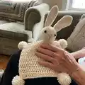 Boho Bunny Amigurumi Pattern step 4 - final assembly and finishing