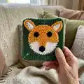 Fox Granny Square Pattern step 3 - details and accessories