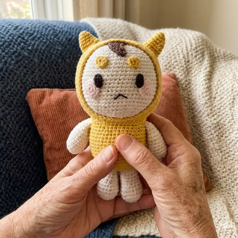 Quality crochet pattern: Mr. Buckwheat Amigurumi Pattern - Intermediate level guide with complete instructions