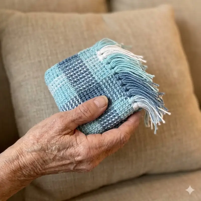 Complimentary Intermediate crochet pattern: Gingham Blanket Pattern - Simple to follow guide
