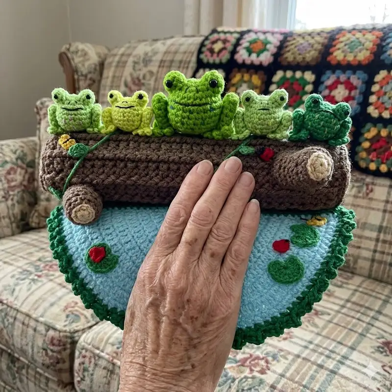 Quality crochet pattern: Frog Play Set Amigurumi Pattern - Intermediate level guide with complete instructions