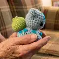 Bulbasaur Amigurumi Pattern step 2 - assembly progress