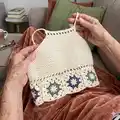 Hepatica Granny Top Pattern step 4 - final assembly and finishing