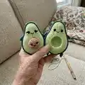 Avocado family Amigurumi Pattern step 1 - construction progress