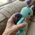 Blue the Butterfly Amigurumi Pattern step 3 - details and accessories