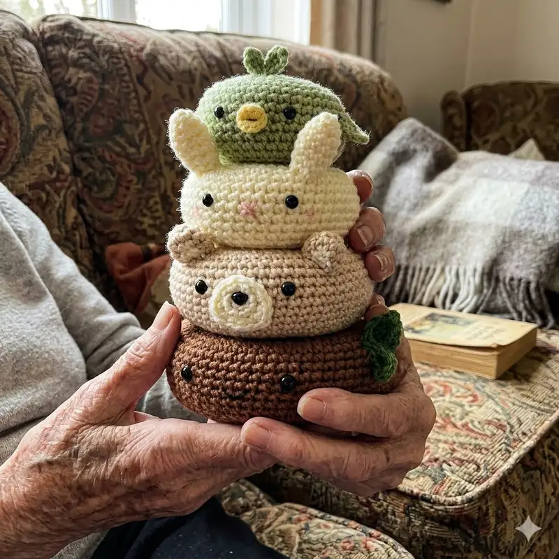 Complimentary Intermediate crochet pattern: Forest Friends Amigurumi Pattern - Simple to follow guide