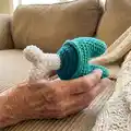 Among Us Crewmate Amigurumi Pattern step 2 - assembly progress