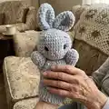 Bunny Hand Puppet Amigurumi Pattern step 4 - final assembly and finishing