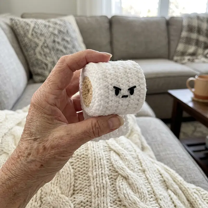 Complimentary Beginner Friendly crochet pattern: Angry TP Cal Amigurumi Pattern - Simple to follow guide