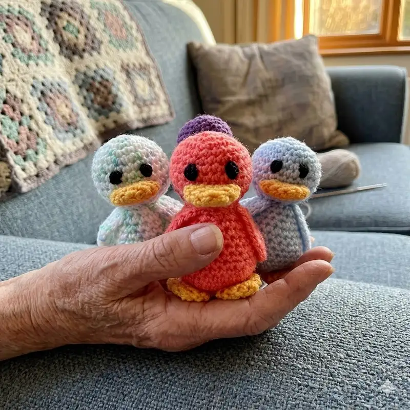 Complimentary Beginner Friendly crochet pattern: Dave The Duck Amigurumi Pattern - Simple to follow guide