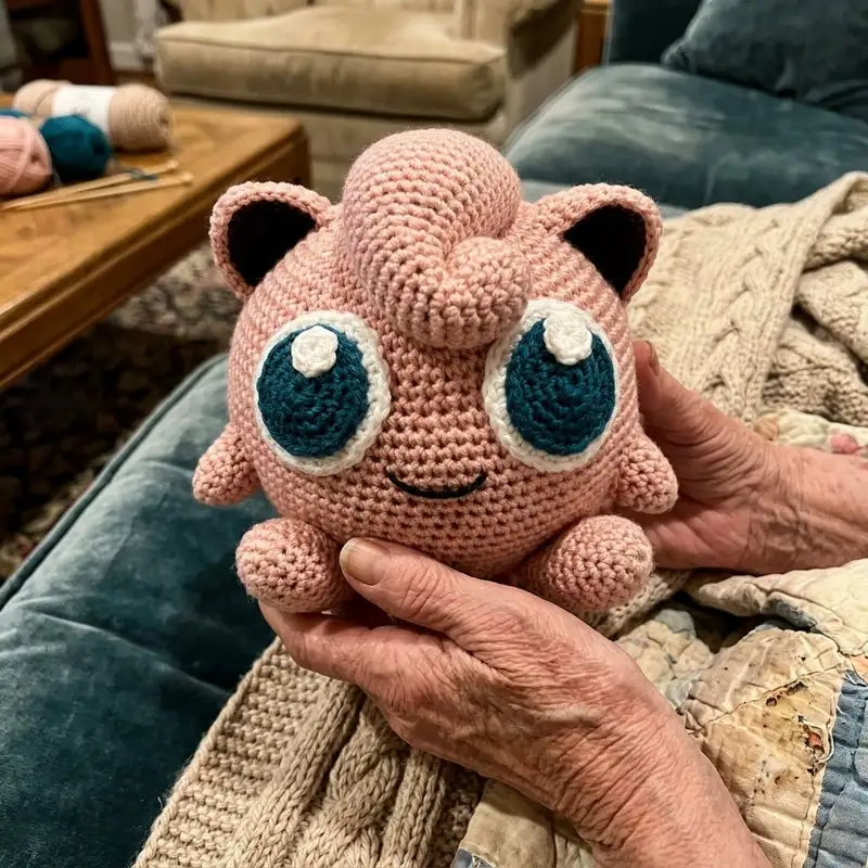 Quality crochet pattern: Jigglypuff Amigurumi Pattern - Intermediate level guide with complete instructions