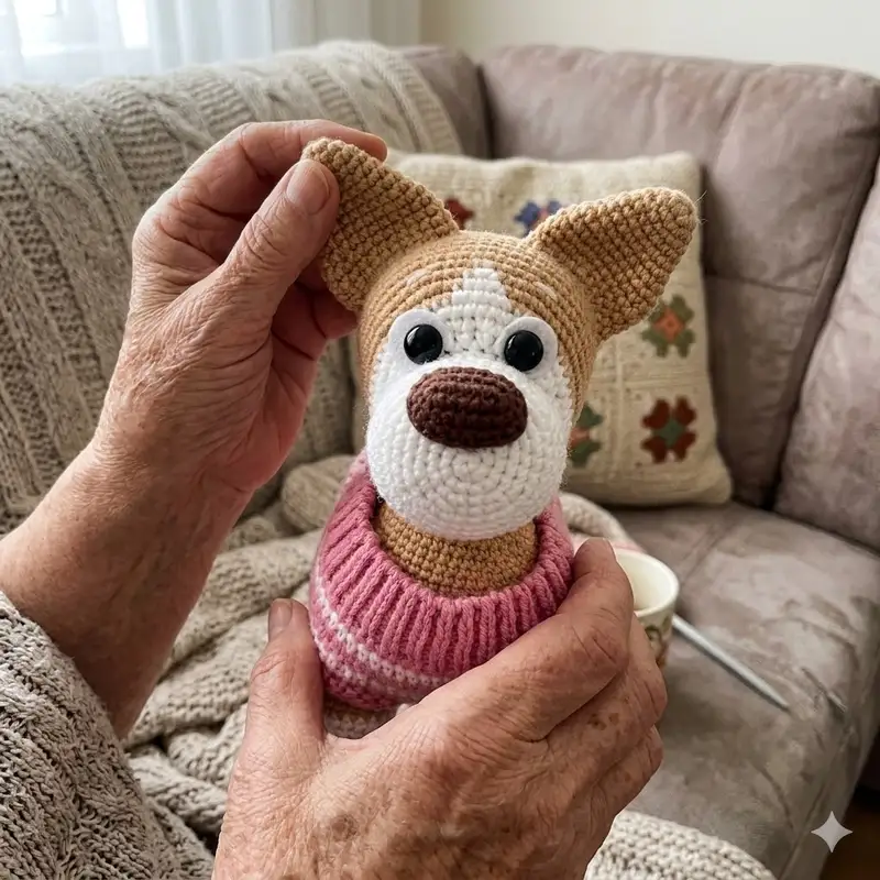 Quality crochet pattern: Puppy Corgi Amigurumi Pattern - Intermediate level guide with complete instructions