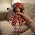 Doll Zoey Amigurumi Pattern step 4 - final assembly and finishing