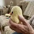 Duck No Sew Amigurumi Pattern step 2 - assembly progress