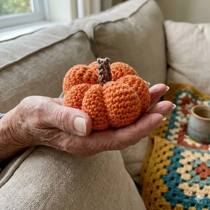 Complimentary Beginner Friendly crochet pattern: Small Pumpkin Pattern - Simple to follow guide