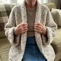 Building Blocks Crochet Cardigan Pattern step 4 - final assembly and finishing