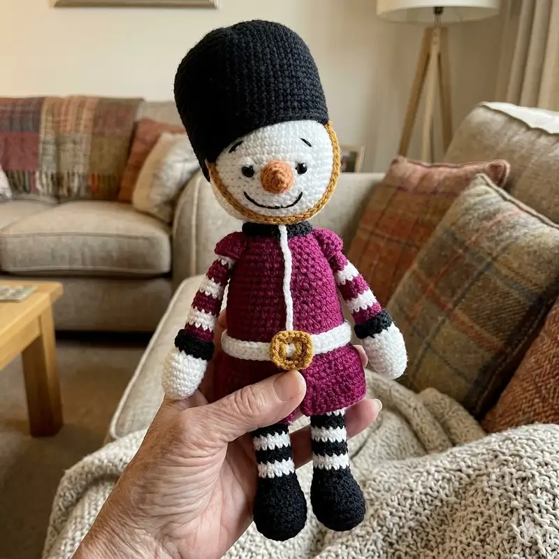 Complimentary Intermediate crochet pattern: Henry the Guard Amigurumi Pattern - Simple to follow guide