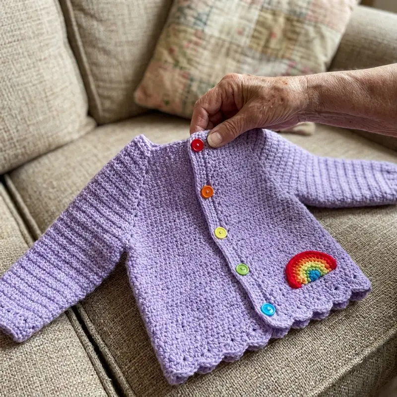 Complimentary Intermediate crochet pattern: Simple Playdays Cardigan Pattern - Simple to follow guide