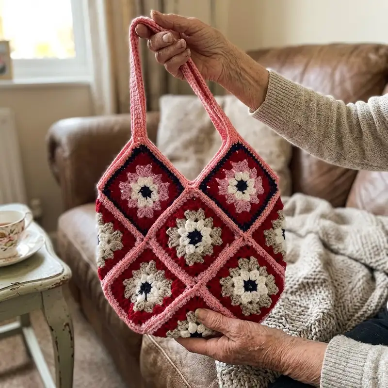 Complimentary Beginner Friendly crochet pattern: Granny Square Purse Pattern - Simple to follow guide